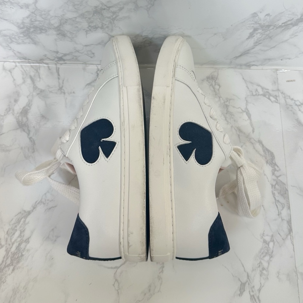 Kate Spade Fez White and Blue Sneakers - Picture 6 of 14